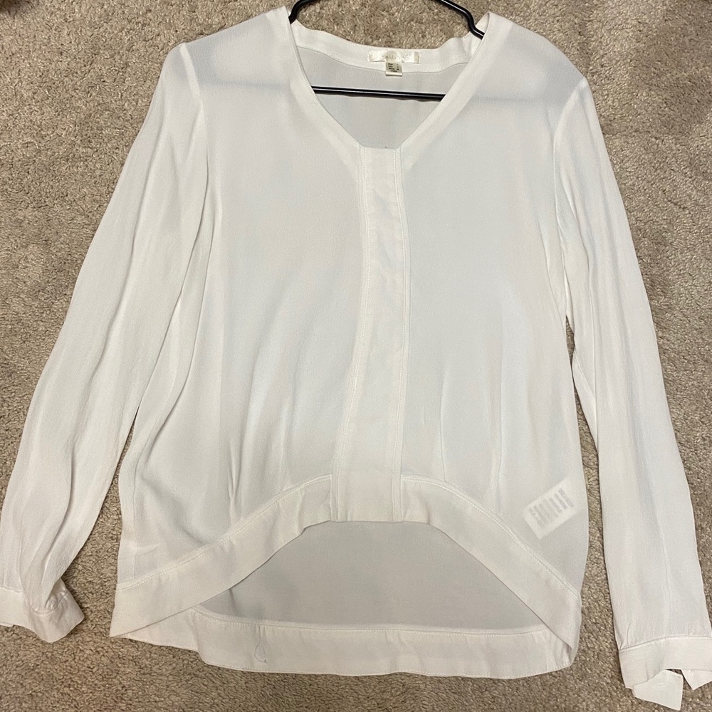 White Long Sleeve Blouse